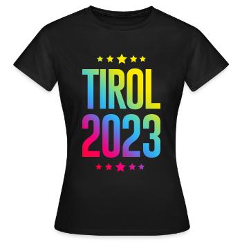 Tyrol 2023 - T-shirt Femme - noir - Devant - AI Model Female 172 dark (172cm)