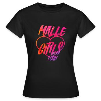 Malle girls tour - Frauen T-Shirt - Schwarz - Vorne - AI Model Female 172 dark (172cm)