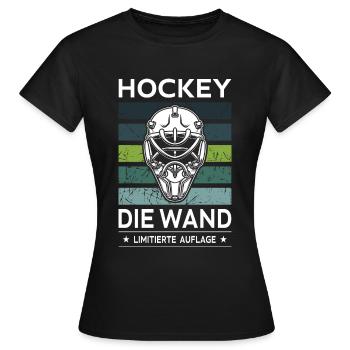 Hockey - T-shirt Femme - noir - Devant - AI Model Female 172 dark (172cm)
