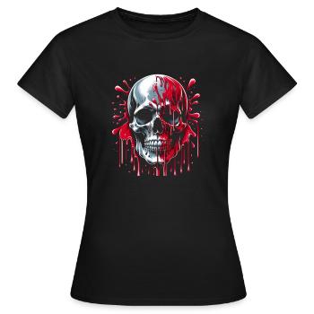 Saignement cramoisi - T-shirt Femme - noir - Devant - AI Model Female 172 dark (172cm)