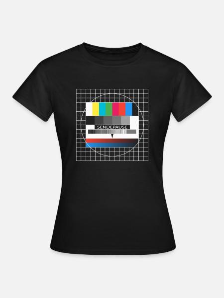 Sendepause - Frauen T-Shirt - Schwarz