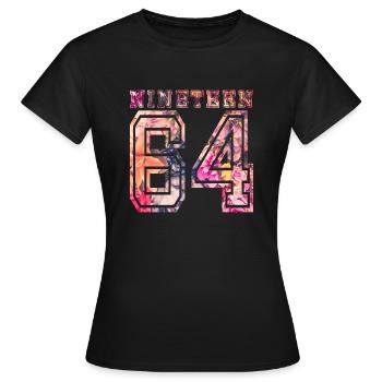 NINETEEN 1964 B - Women's T-Shirt - black - Front - AI Model Female 172 dark (172cm)