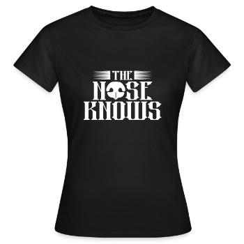 The Nose Knows - Women's T-Shirt - black - Front - AI Model Female 172 dark (172cm)