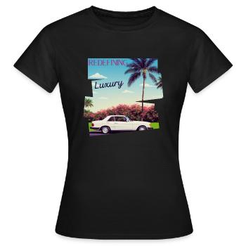 Redéfinir le luxe - T-shirt Femme - noir - Devant - AI Model Female 172 dark (172cm)