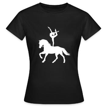 Voltige - T-shirt Femme - noir - Devant - AI Model Female 172 dark (172cm)