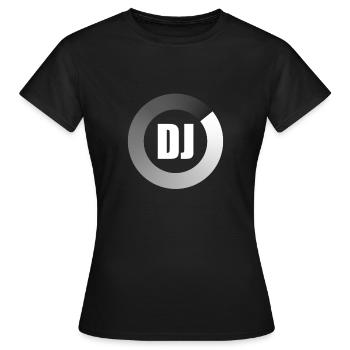 DJ Party Discjockey - Frauen T-Shirt - Schwarz - Vorne - AI Model Female 172 dark (172cm)