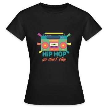 Ghetto Blaster - Women's T-Shirt - black - Front - AI Model Female 172 dark (172cm)