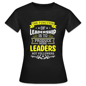 Chef Teambuilding Firma Kollege - Frauen T-Shirt - Schwarz - Vorne - AI Model Female 172 dark (172cm)