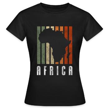 Kultur Tierschutz - Frauen T-Shirt - Schwarz - Vorne - AI Model Female 172 dark (172cm)