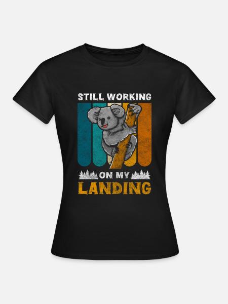 Koala Outback Artenschutz Tier - Frauen T-Shirt - Schwarz