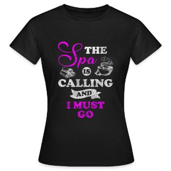 Wellness Meditation Healthy - Women's T-Shirt - black - Front - AI Model Female 172 dark (172cm)