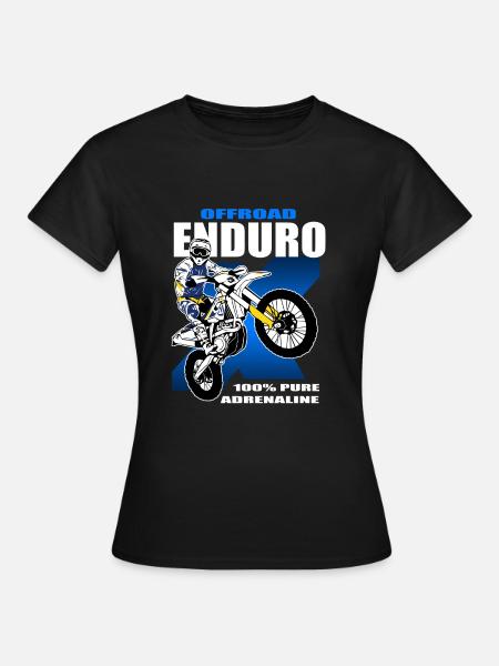 Enduro Offroad - Frauen T-Shirt - Schwarz