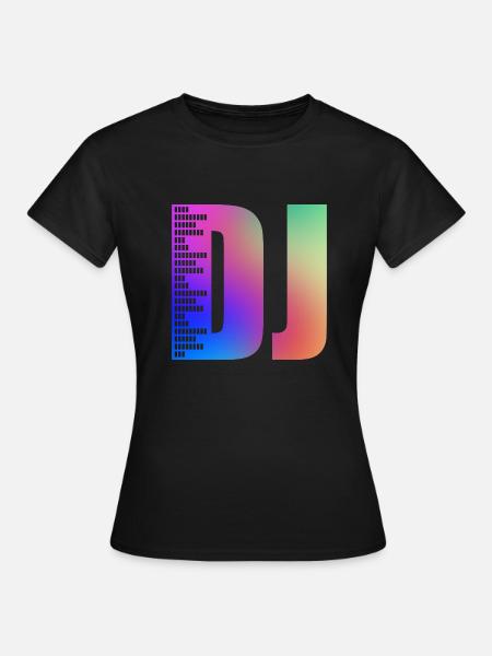 Discjockey Musique DJ Club Deejay - T-shirt Femme - noir