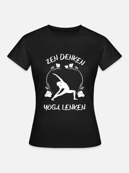 Yoga - Frauen T-Shirt - Schwarz