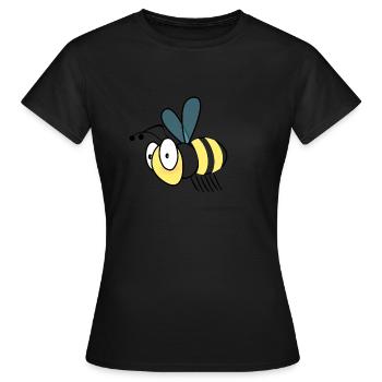 Honigbiene - Frauen T-Shirt - Schwarz - Vorne - AI Model Female 172 dark (172cm)