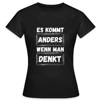 Lustiger Spruch für Kollegen Nerds Rechthaber - Frauen T-Shirt - Schwarz - Vorne - AI Model Female 172 dark (172cm)