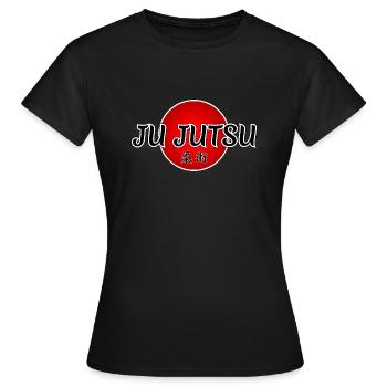 Ju Jutsu Kampfsport Ju-Jutsu Jujutsu Ju-Jitsu rot - Frauen T-Shirt - Schwarz - Vorne - AI Model Female 172 dark (172cm)