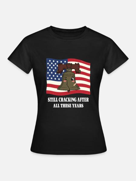 Freiheitsglocke - Frauen T-Shirt - Schwarz