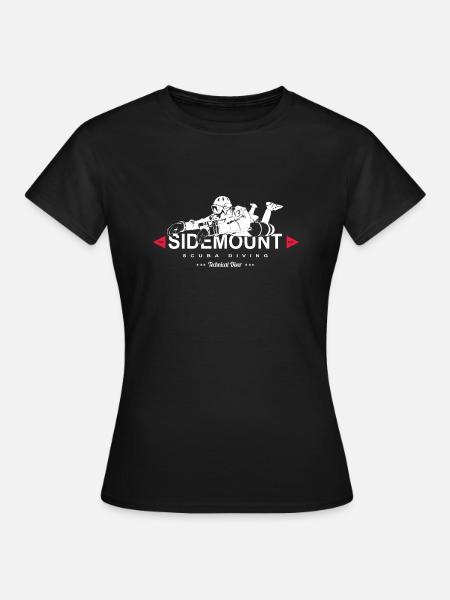 Sidemount Diver Diving Gift Tec Diving Caves - Women's T-Shirt - black