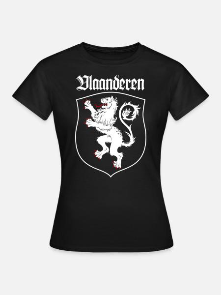 Lion des Flandres - T-shirt Femme - noir