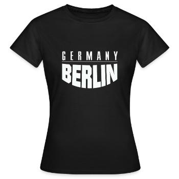 Berlin - Allemagne - T-shirt Femme - noir - Devant - AI Model Female 172 dark (172cm)