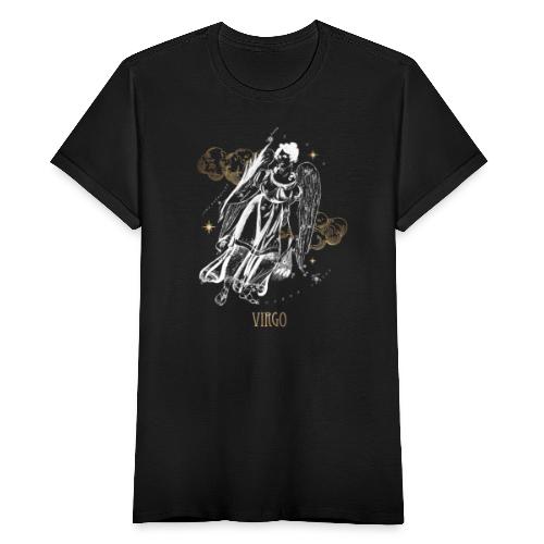 Virgo Vintage Celestial Map Black & Gold - Dame-T-shirt