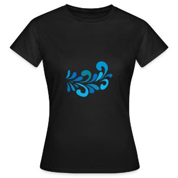 Cidre Bembel Hesse Motif - T-shirt Femme - noir - Devant - AI Model Female 172 dark (172cm)