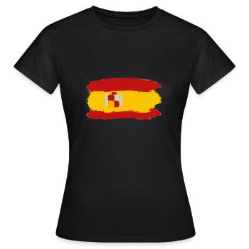 Espagne mon pays - T-shirt Femme - noir - Devant - AI Model Female 172 dark (172cm)