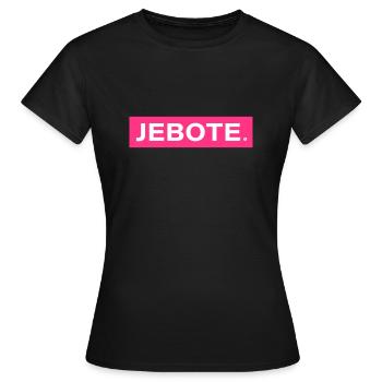 jebote - Frauen T-Shirt - Schwarz - Vorne - AI Model Female 172 dark (172cm)