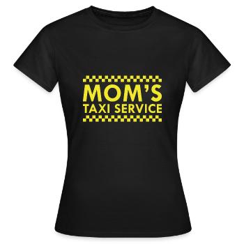 Mamas Taxi-Service - Frauen T-Shirt - Schwarz - Vorne - AI Model Female 172 dark (172cm)