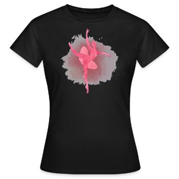Ballet super - T-shirt Femme - noir - Devant - AI Model Female 172 dark (172cm)