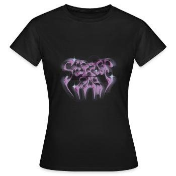 Strange Day - Frauen T-Shirt - Schwarz - Vorne - AI Model Female 172 dark (172cm)