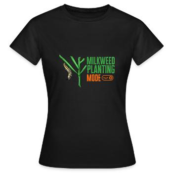 Monarque papillon monarque américain papillon monarque - T-shirt Femme - noir - Devant - AI Model Female 172 dark (172cm)