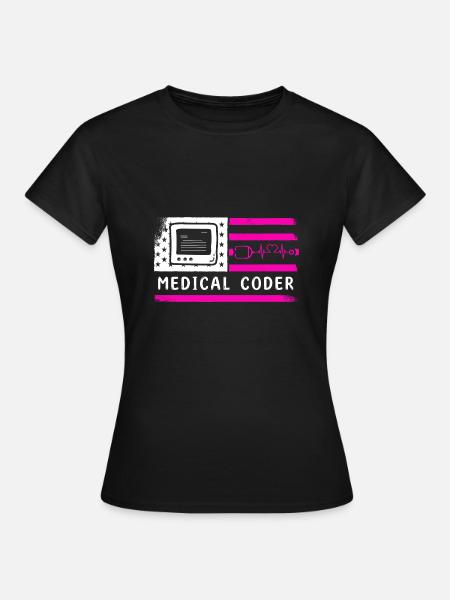Medizinischer Kodierer Kodierfachkraft - Frauen T-Shirt - Schwarz