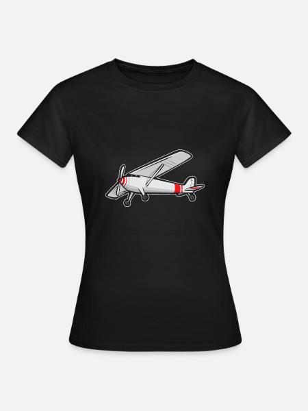 Ferngesteuertes Flugzeug Modellflugzeug - Frauen T-Shirt - Schwarz