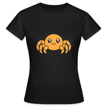 araignée - T-shirt Femme - noir - Devant - AI Model Female 172 dark (172cm)