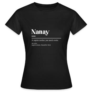 Filipino Mutter Nanay Design für stolze Pinoys - Frauen T-Shirt - Schwarz - Vorne - AI Model Female 172 dark (172cm)