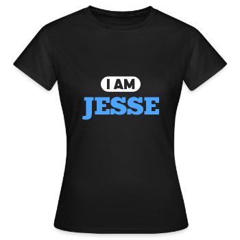 Jesse Name Saying für stolze Jesses - Frauen T-Shirt - Schwarz - Vorne - AI Model Female 172 dark (172cm)
