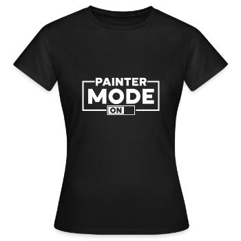 House Painter Hilarious Designs Unique Gifts - Frauen T-Shirt - Schwarz - Vorne - AI Model Female 172 dark (172cm)