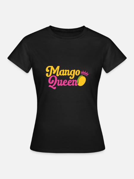 Mango Frucht Mango - Frauen T-Shirt - Schwarz