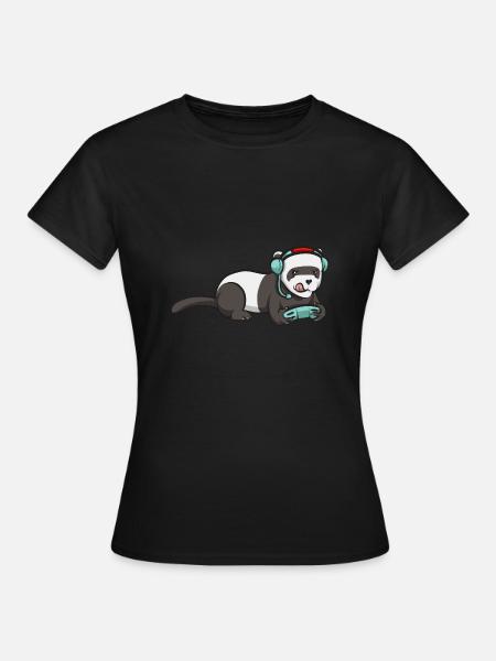 Frettchen Besitzer Frettchen - Frauen T-Shirt - Schwarz