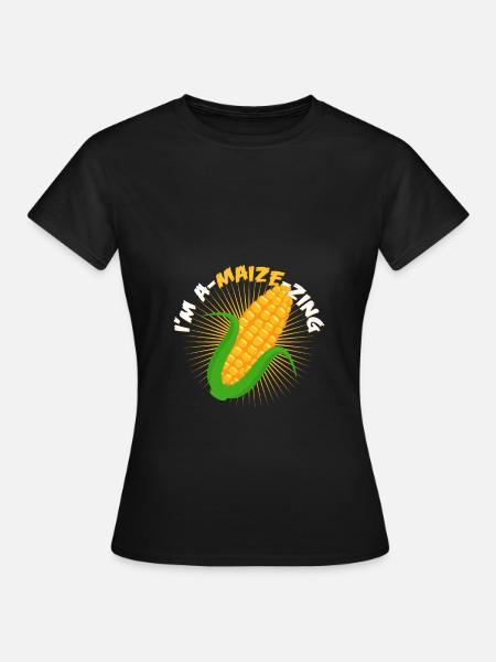 Mais - Frauen T-Shirt - Schwarz