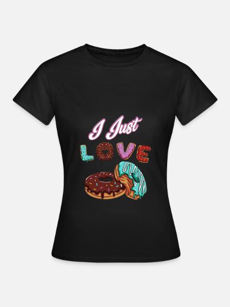 Donut - Frauen T-Shirt - Schwarz