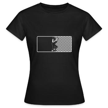 Ska Sportliga - ska musik rude boy - Frauen T-Shirt - Schwarz - Vorne - AI Model Female 172 dark (172cm)