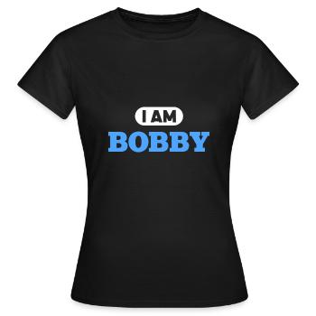 Bobby Name Saying für stolze Bobbys - Frauen T-Shirt - Schwarz - Vorne - AI Model Female 172 dark (172cm)