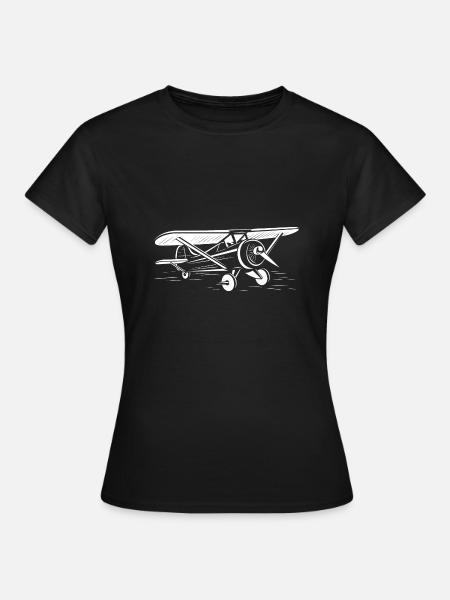 Vliegtuigen ULM-vliegtuigen - Vrouwen T-shirt - zwart