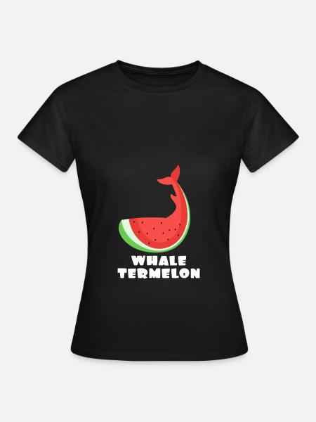 Wassermelone - Frauen T-Shirt - Schwarz