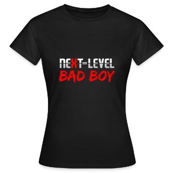 Mauvais garçon de niveau supérieur - T-shirt Femme - noir - Devant - AI Model Female 172 dark (172cm)