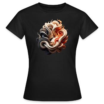 Daring Desire - Heavenly Embers - Women's T-Shirt - black - Front - AI Model Female 172 dark (172cm)