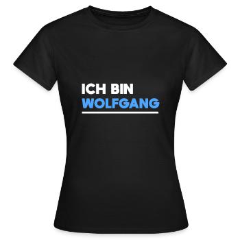 Wolfgang Name Spruch für stolze Wolfgangs - Frauen T-Shirt - Schwarz - Vorne - AI Model Female 172 dark (172cm)